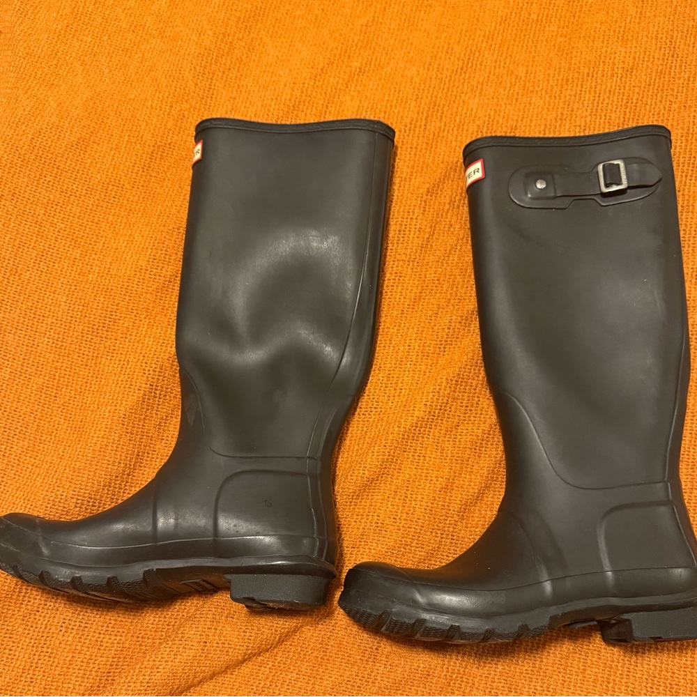 Tall Hunter rain boots